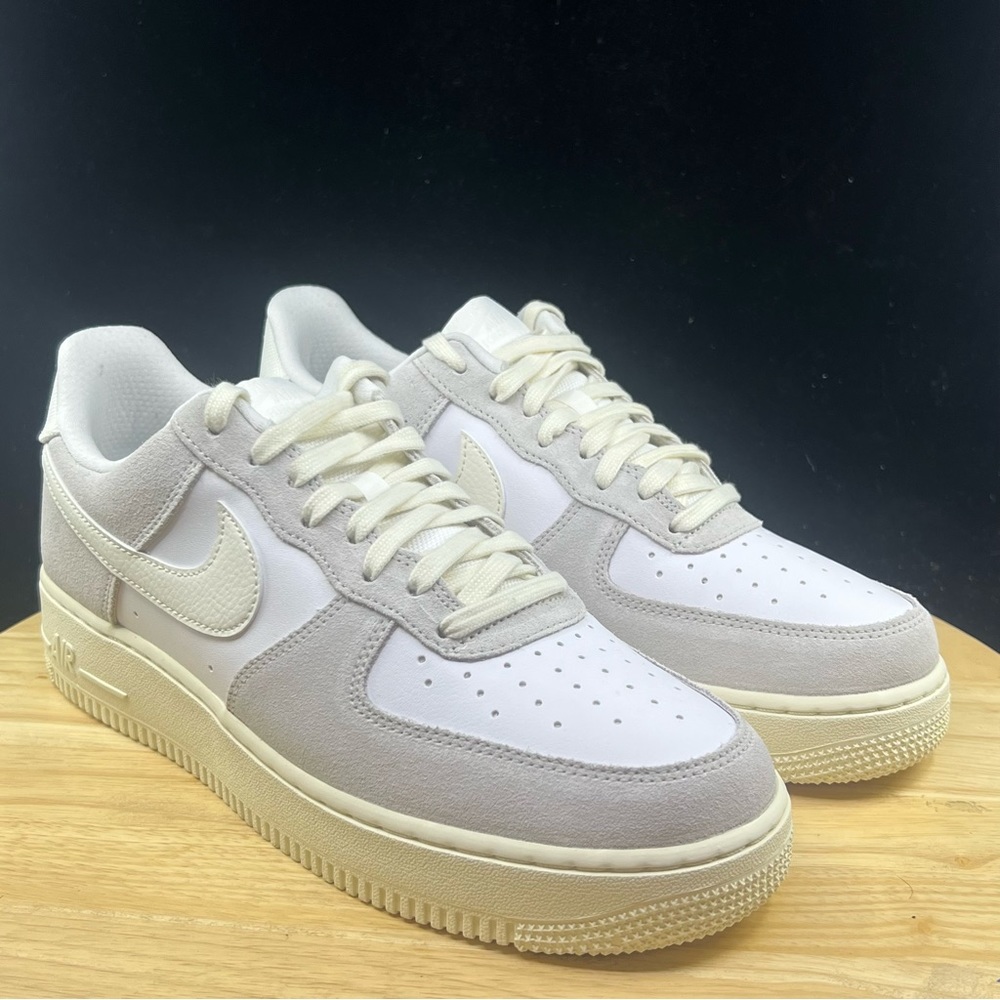 Nike Air Force 1 LV8 White Sail Platinum Tint Sneakers CW7584-100 Mens Size 13 - Picture 4 of 9